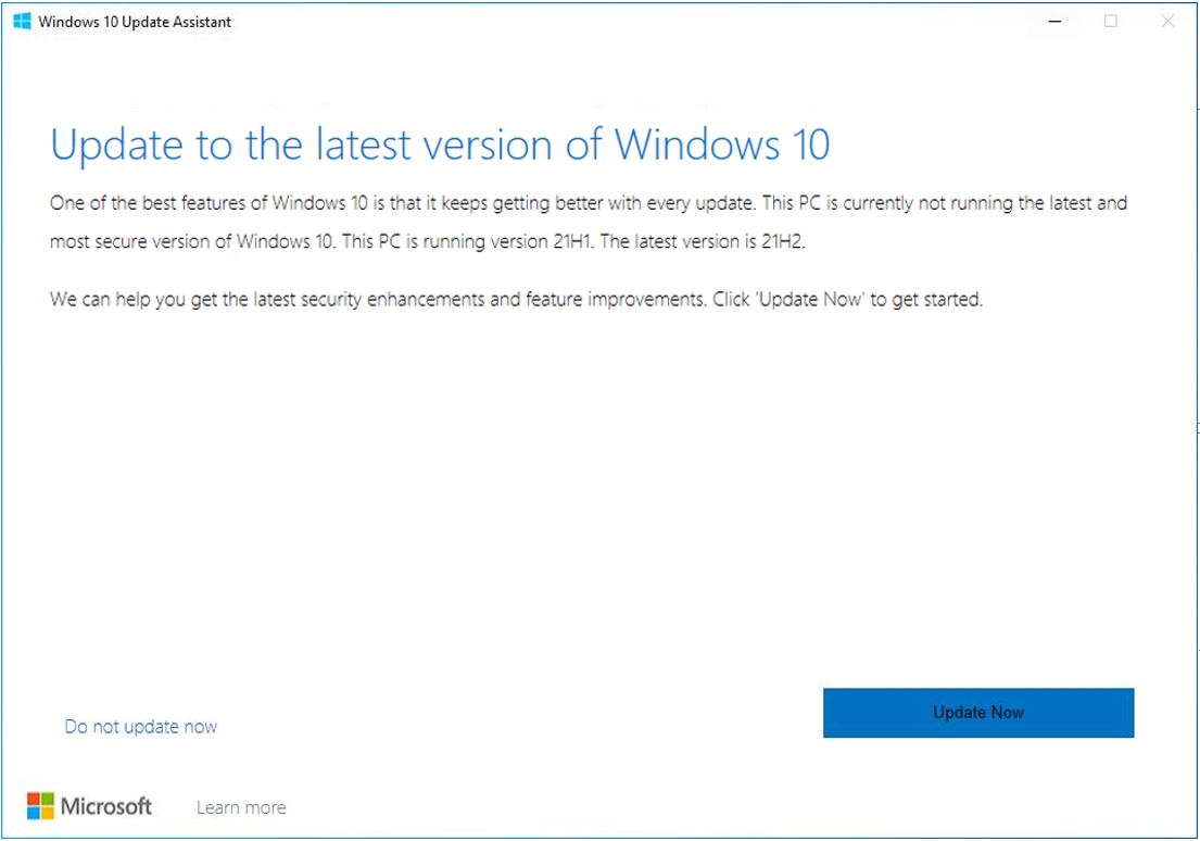 Windows 10 version 21H2 failed to install? Apply these quick solutions