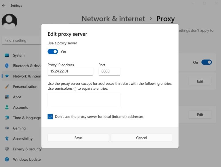 How to Configure a Proxy on Windows 11 (3 ways)