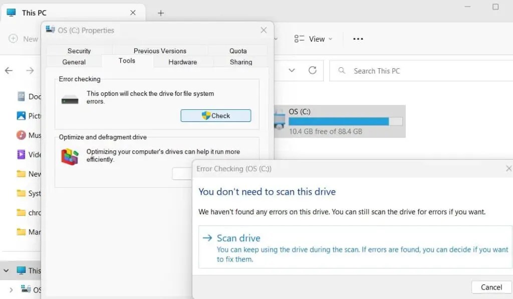 How to Fix location is not available on windows 11 and 10