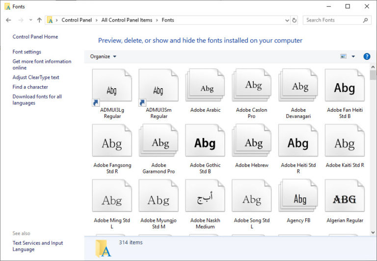How To Install a Font In Windows 10 Windows 10 Free Apps Windows 10