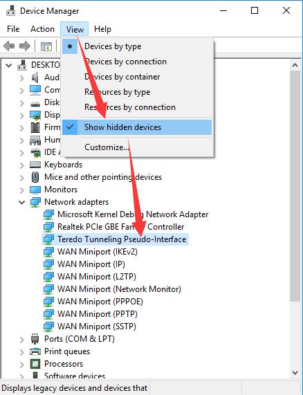 TÉLÉCHARGER TEREDO TUNNELING ADAPTER DRIVER WINDOWS 7