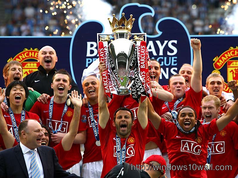 Manchester United winner trophy wallpaper free download windows 10