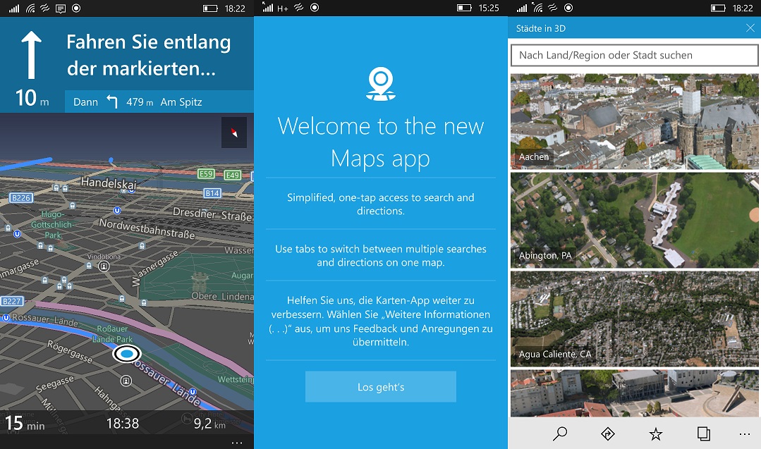 Apple Karten Windows Neue Features für die KartenApp für Windows 10 Desktop & Mobile