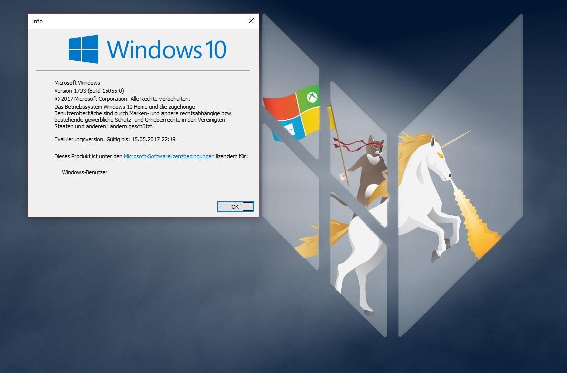 Microsoft bestätigt Version 1703 für das Windows 10 Creators Update