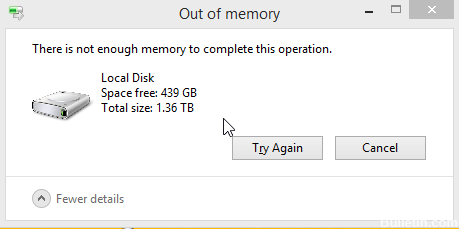How to Repair: Out of Memory Error While Copying Files - Windows Bulletin  Tutorials