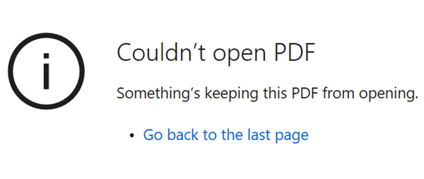 Couldn't Open Pdf. Something's Keeping This Pdf From Opening. With Vb.net Printform - Stack Overflow Repair Couldn't Open Pdf In Edge: Something's Keeping This Pdf From Opening - Windows Bulletin Tutorials