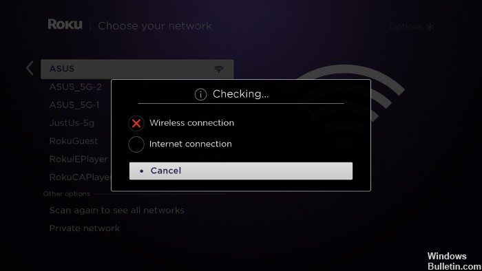 How to Repair Roku Can’t Connect to the Error Windows