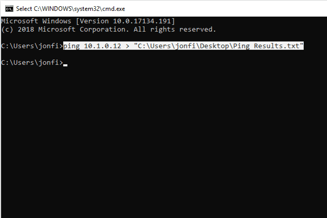 How to Redirect Windows Command Line Output to a Text File Windows