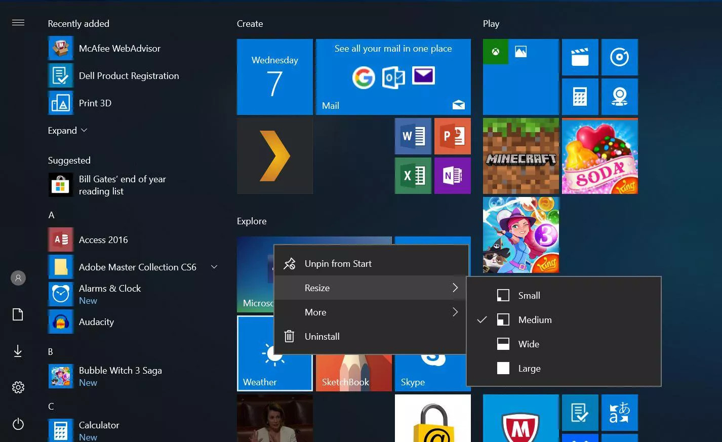 ((NEW)) Remove Transparency And Enable Blur In Start Menu Background In