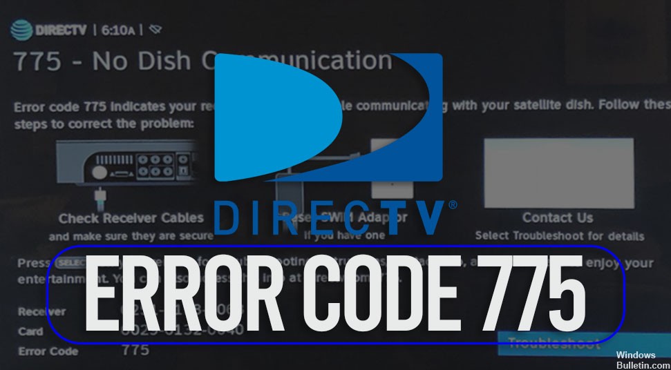 So beheben Sie das Problem mit dem DIRECTVFehlercode 775 Windows
