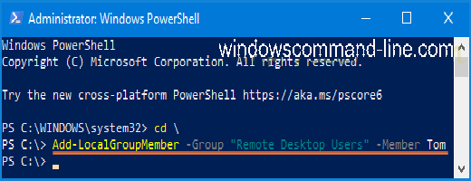How to Add User to Remote Desktop Users Group in Windows 10