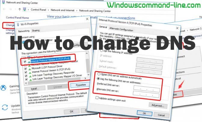 How to Change DNS Server Windows 10 Use Google DNS