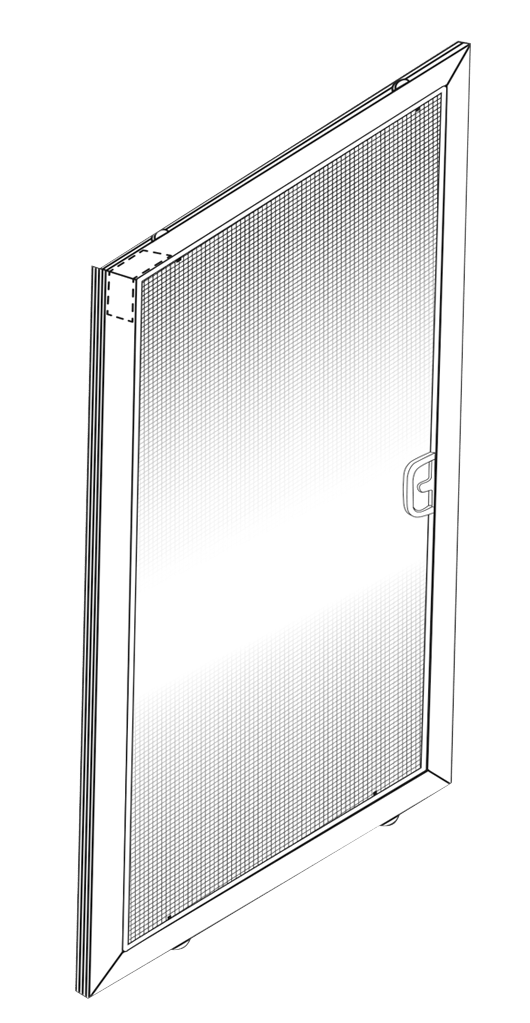 Heavy Duty Extruded Aluminum Sliding Patio Door Screen Screens