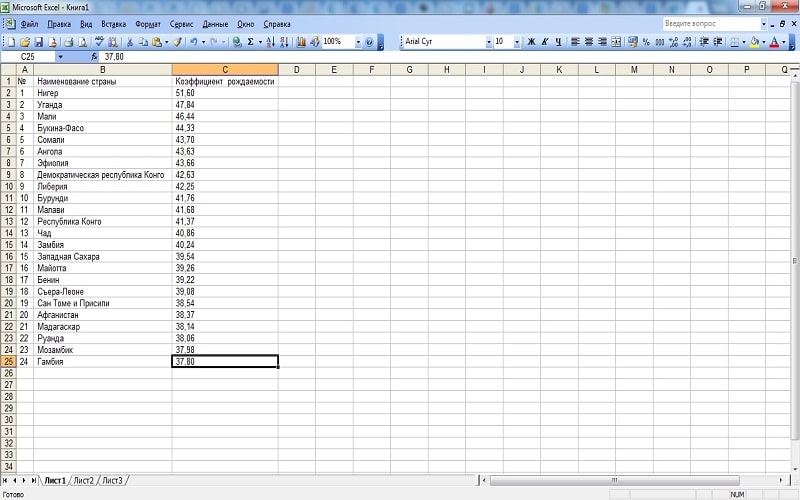Cкачать Microsoft Excel 2003 Эксель 2003 бесплатно