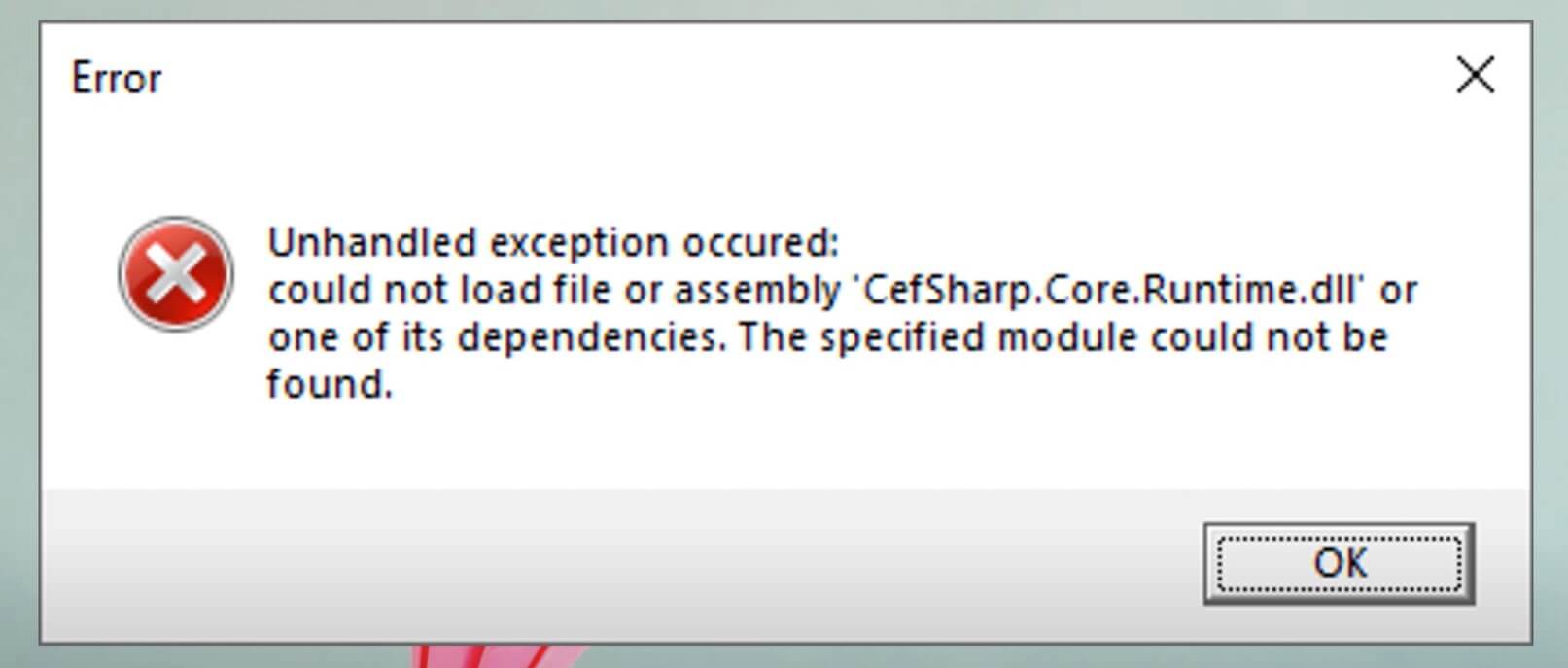 How To Fix Cefsharp.Core.Runtime.dll Error Could Not Load File or