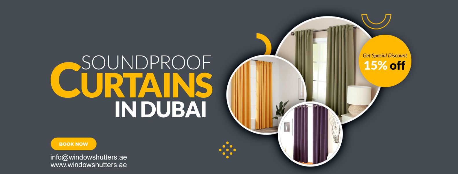 Soundproof Curtains Dubai Window Shutters