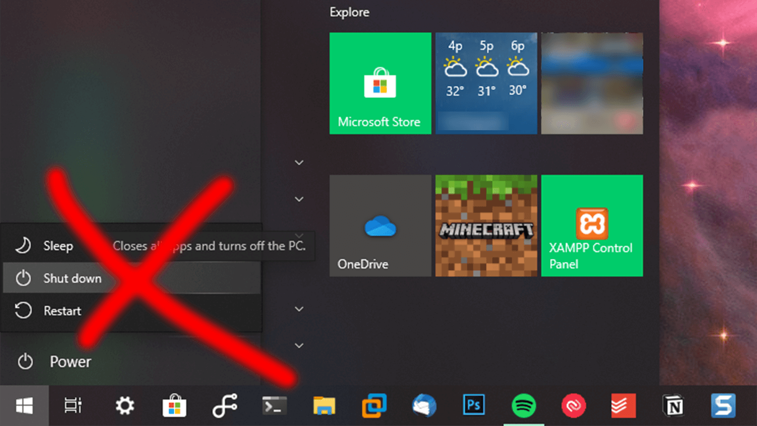 How to Remove Shutdown Button From Start Menu & WinX Menu