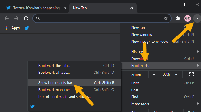 How To Show Icons Only On Chrome Bookmarks Bar