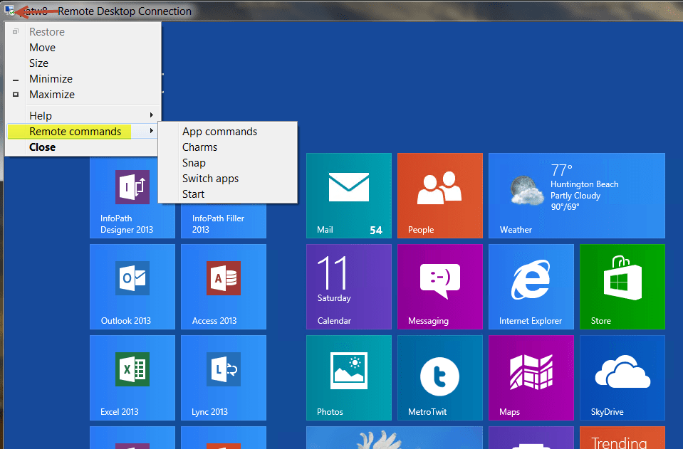 Getting the New Windows 8 Remote Desktop client on your Windows 7