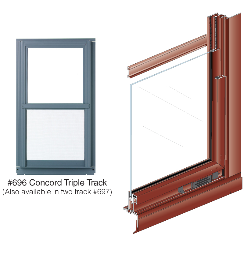 Provia Concord double hung storm windows Product Information