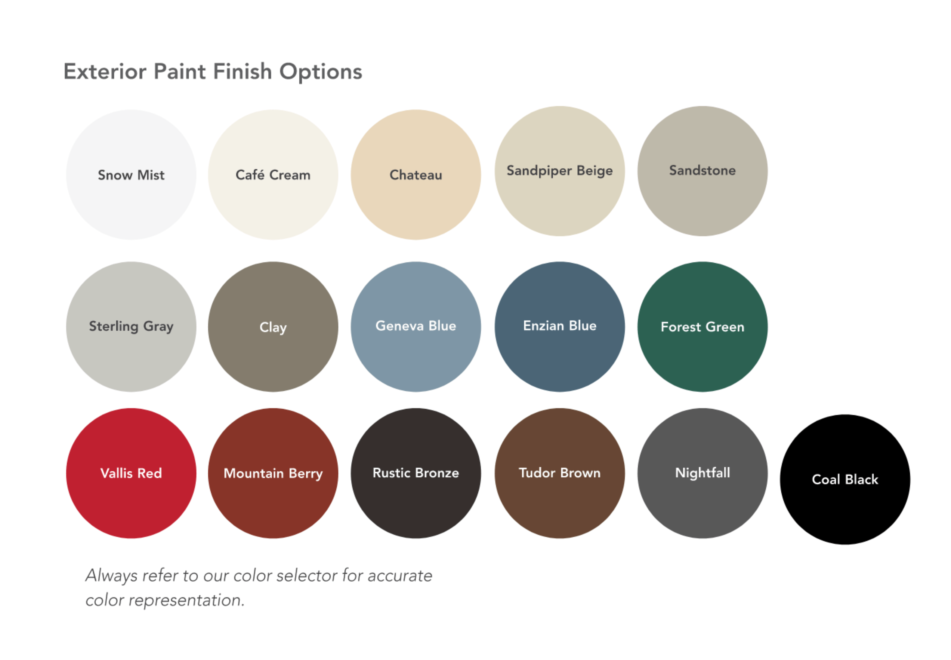Topeka Replacement Window Color Options Black Exterior Windows
