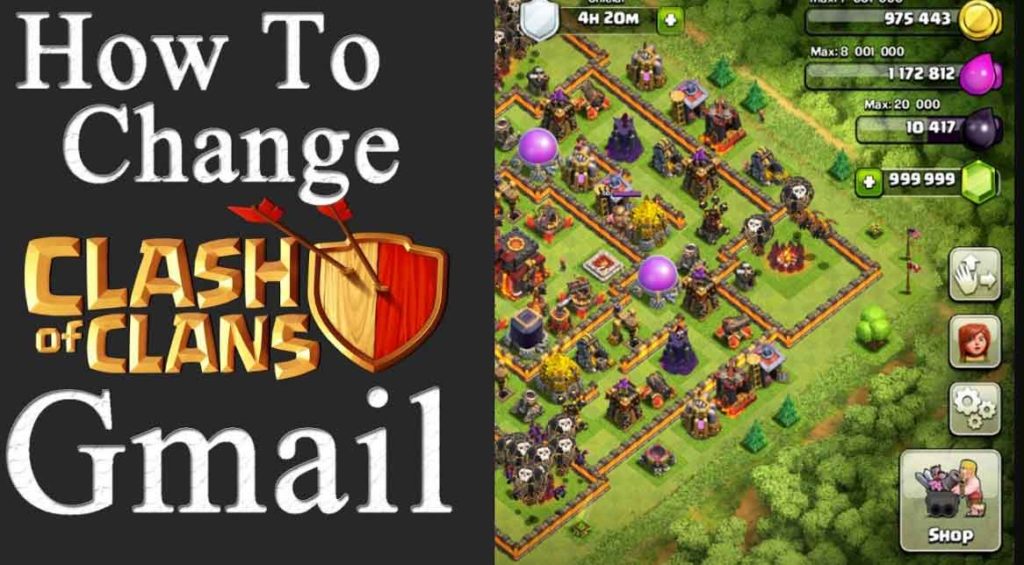 How to Change Clash of Clans Email Account(Gmail & Apple ID)
