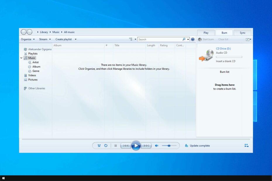 Windows Media Player Cannot Burn Some of The Files [Fix]