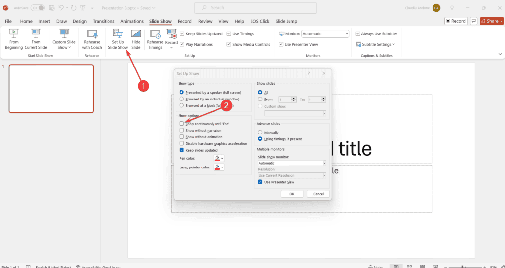 How to Make PowerPoint to Automatically Advance Slides