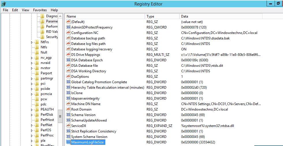 How to enable netlogon debugging log for domain controller WindowsTechno