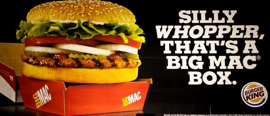 Burger King and Pepsico having Coke and McDonald’s for dinner