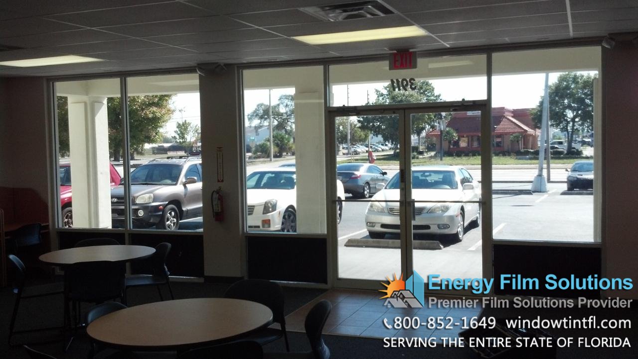 Window Tint Applied to Goodwill Storefront Location in Florida