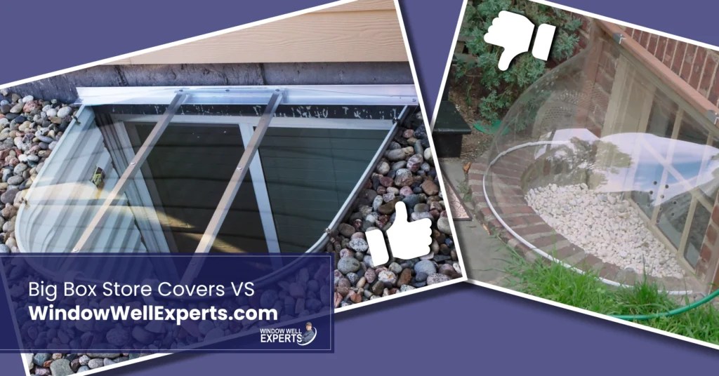 Big Box Store Covers Versus Window Well Experts