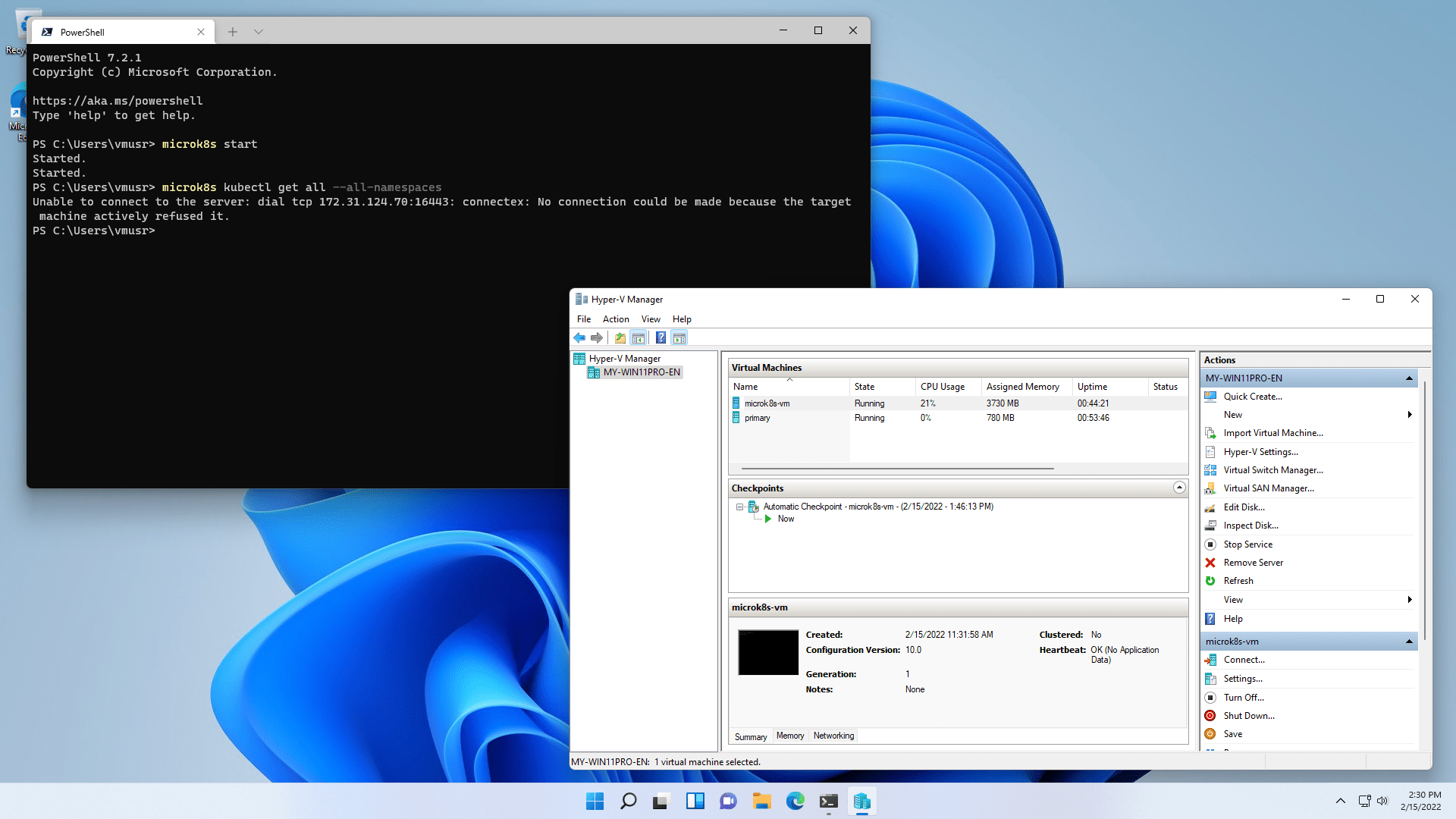 MicroK8s setup on macOS / Ubuntu / Windows How to use MicroK8s
