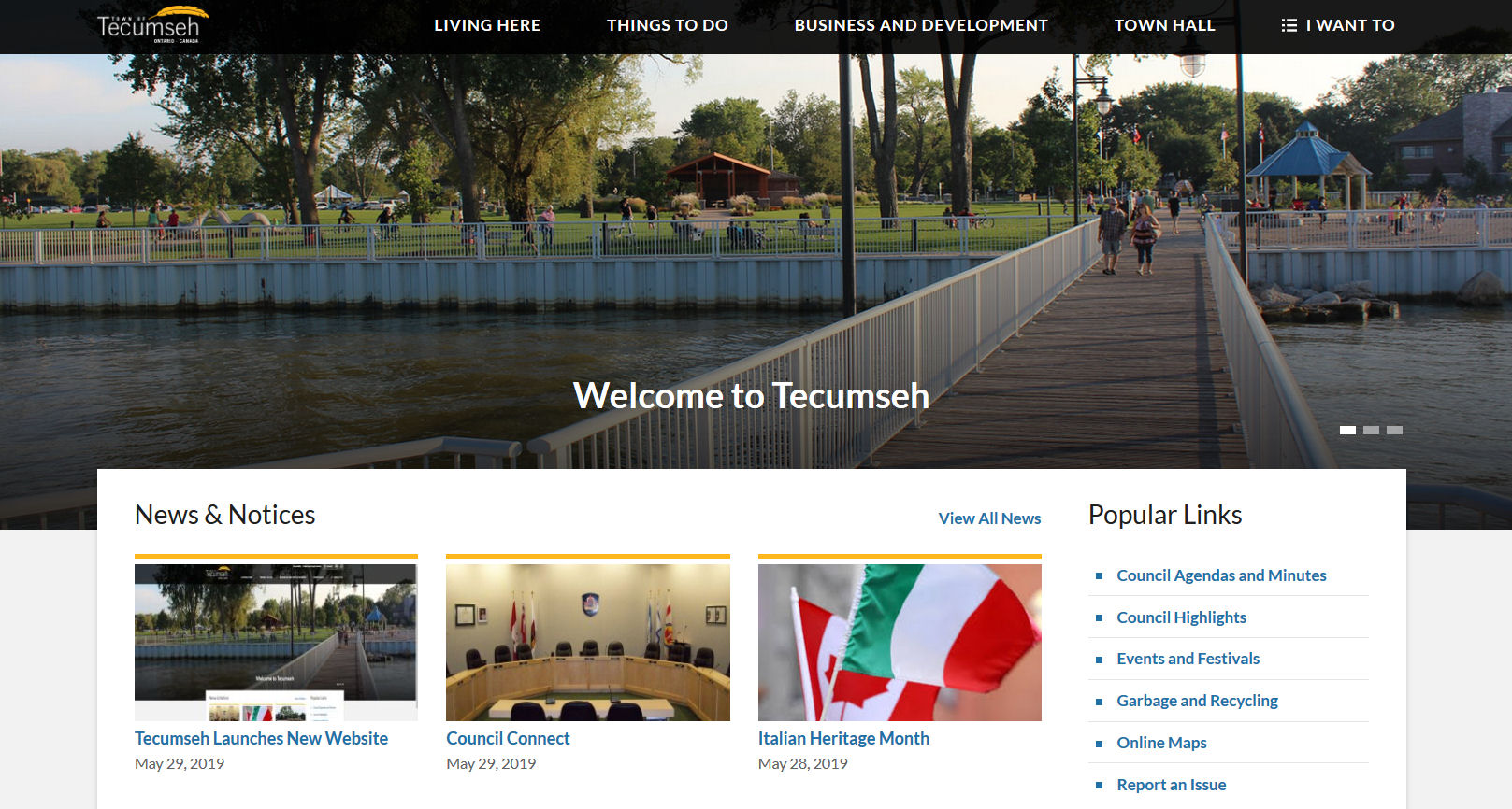 Tecumseh Has A New site windsoriteDOTca News windsor ontario's