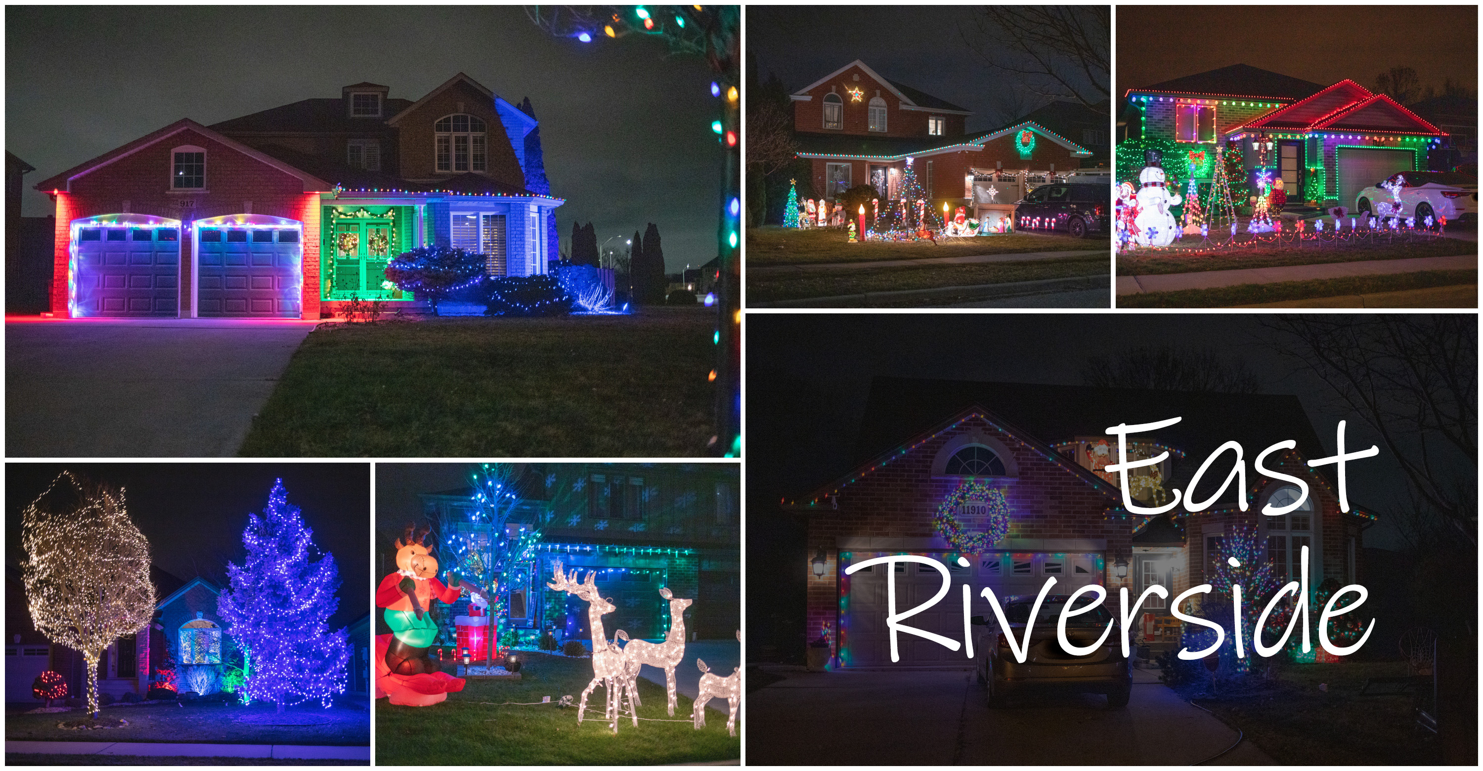 PHOTOS Some Of The Best Christmas Light Houses In East Riverside (2022
