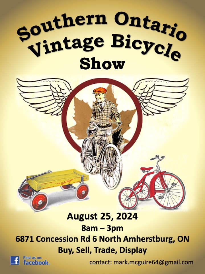 Southern Ontario Vintage Bicycle Show Windsor & Essex County Events