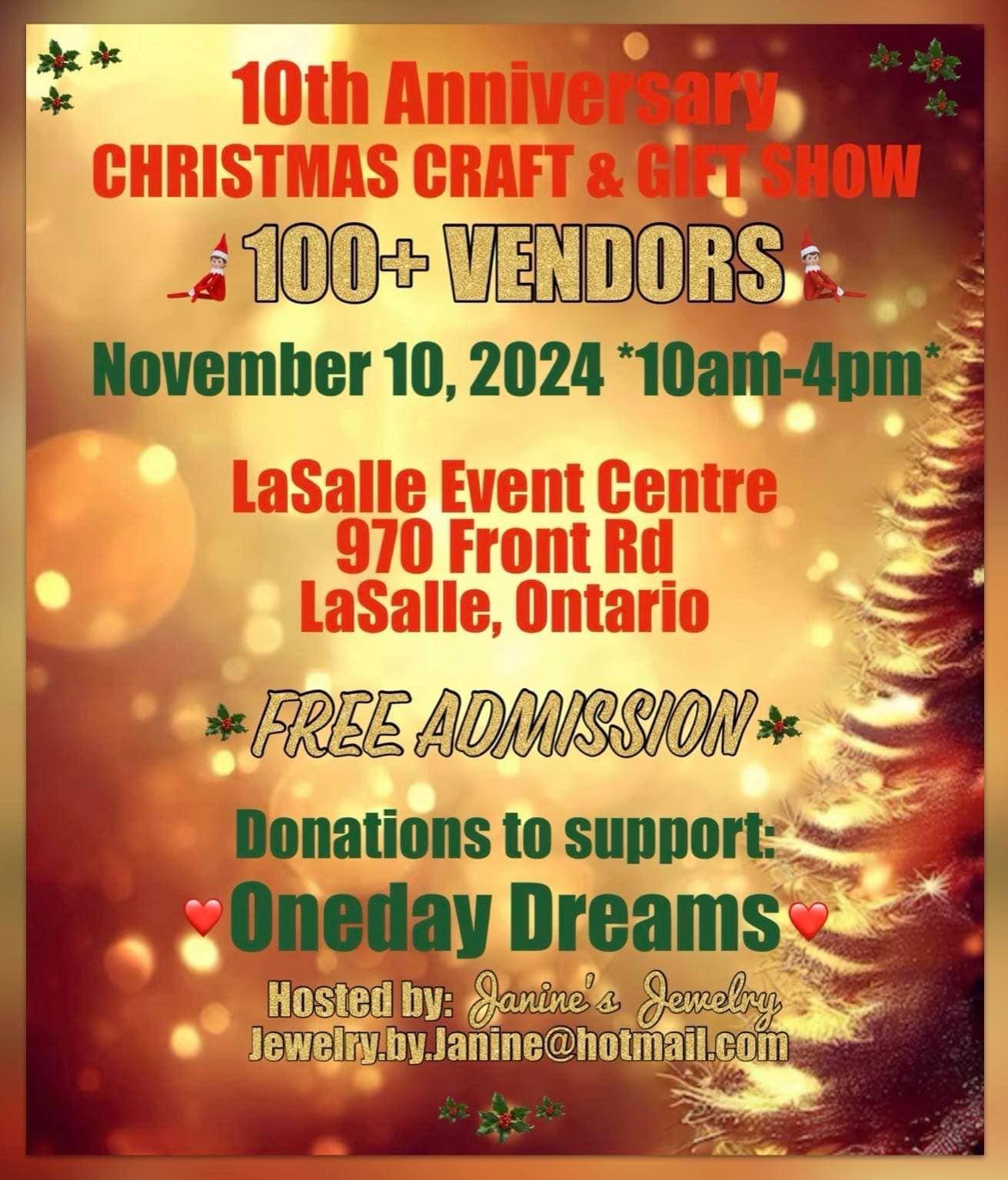 10th Anniversary CHRISTMAS CRAFT & GIFT SHOW 🎅🏼🎄🎁 Windsor & Essex