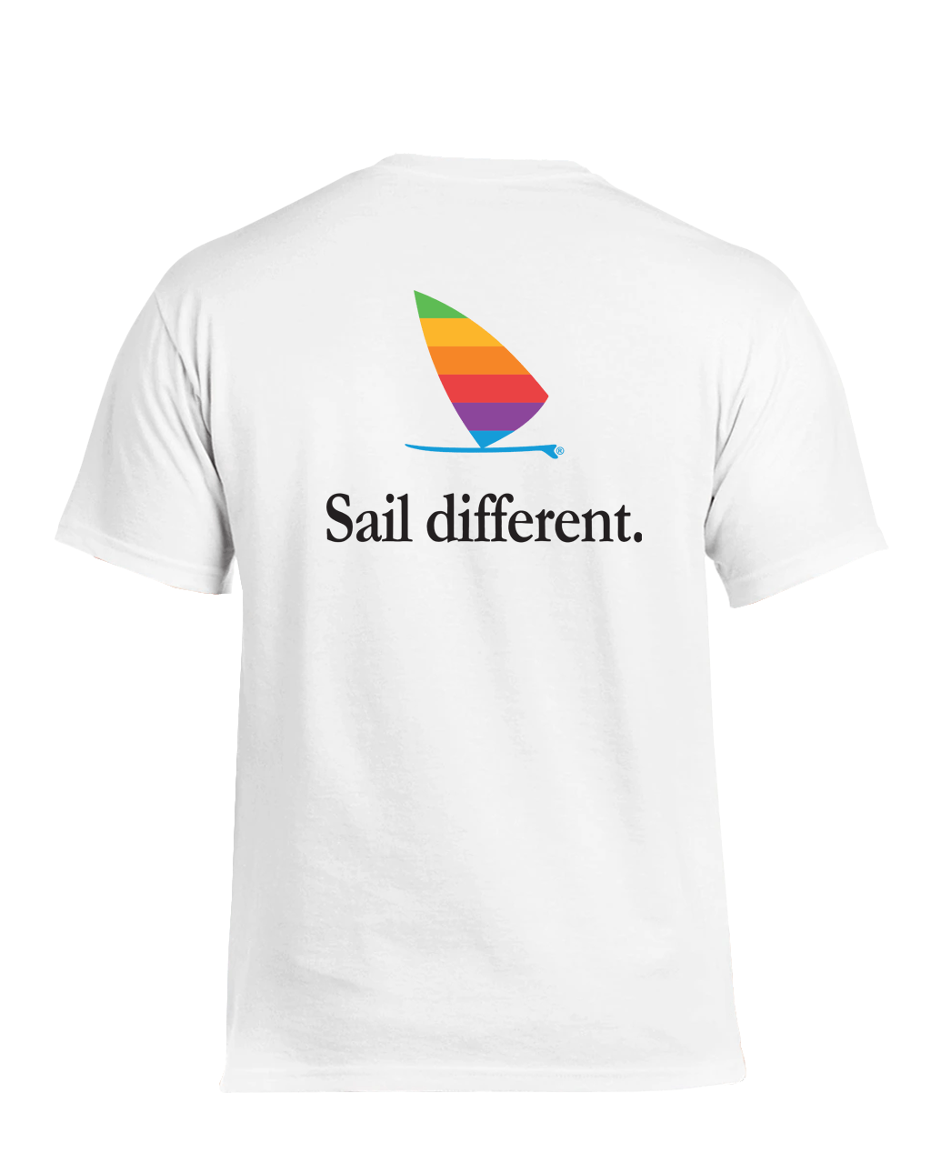 TShirt Sail Different (White) Windsurfer Europe