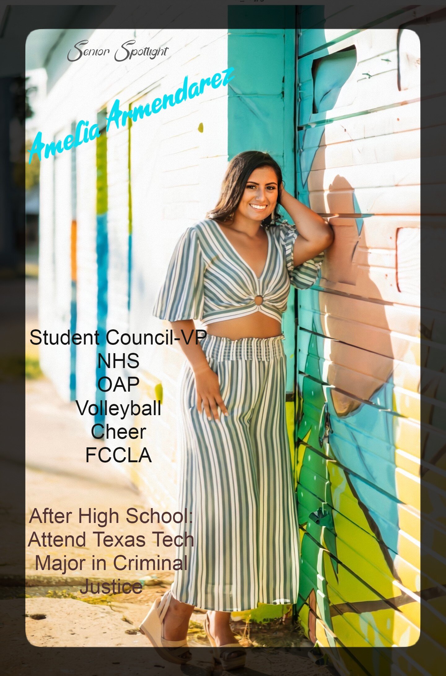 Senior Spotlight Windthorst ISD