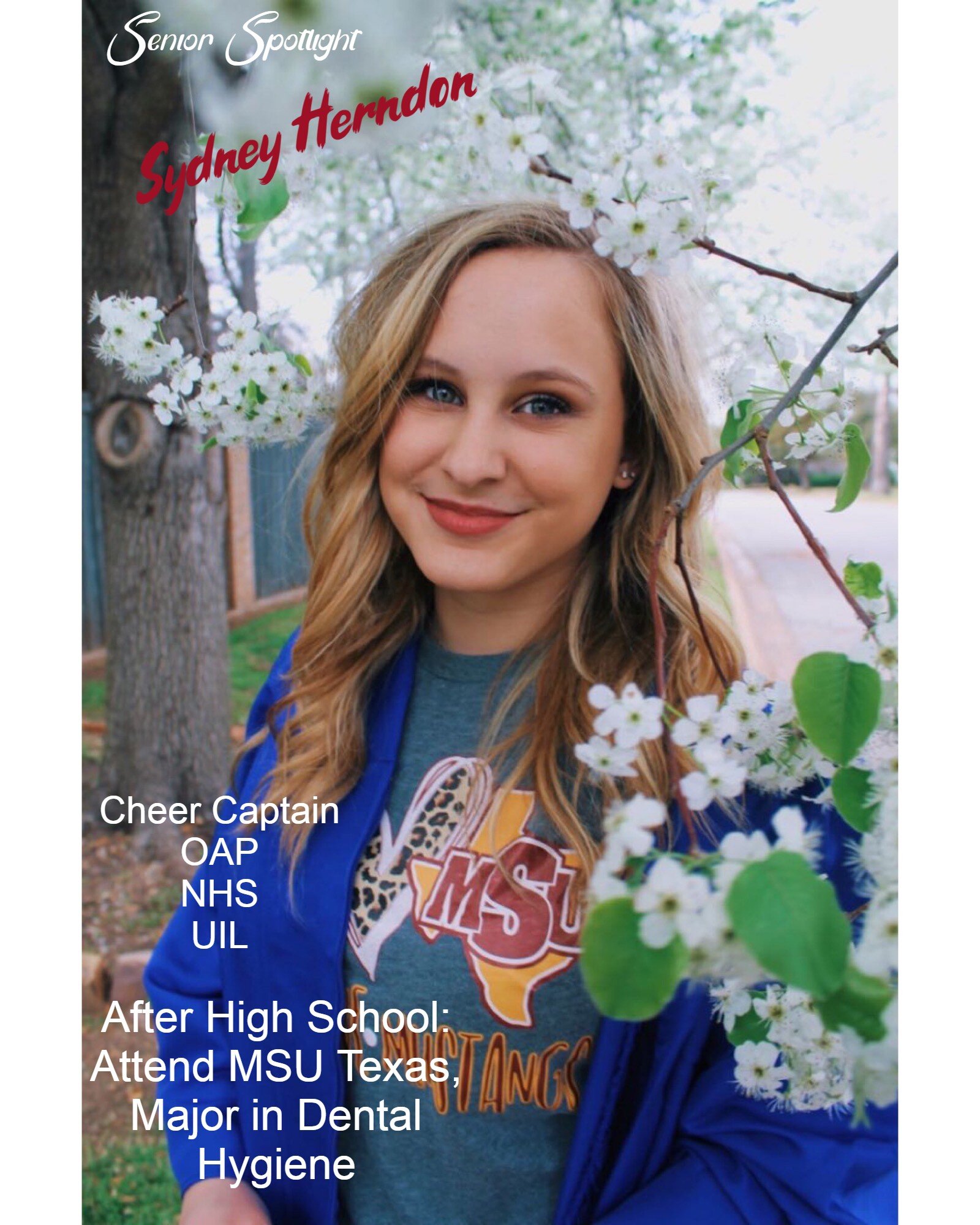 Senior Spotlight Windthorst ISD