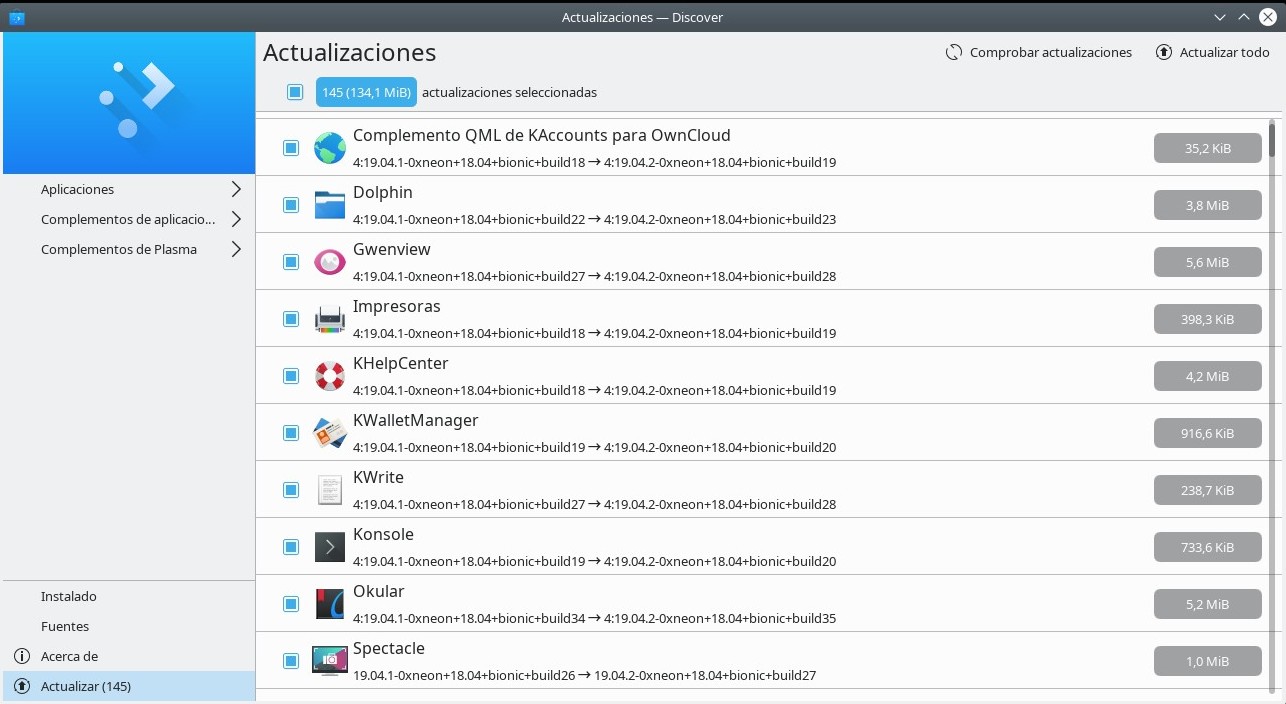 KDE Applications 19.04.2