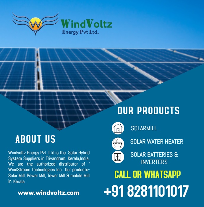 Windvoltz is the Solar Panel System Installation Service Provider in