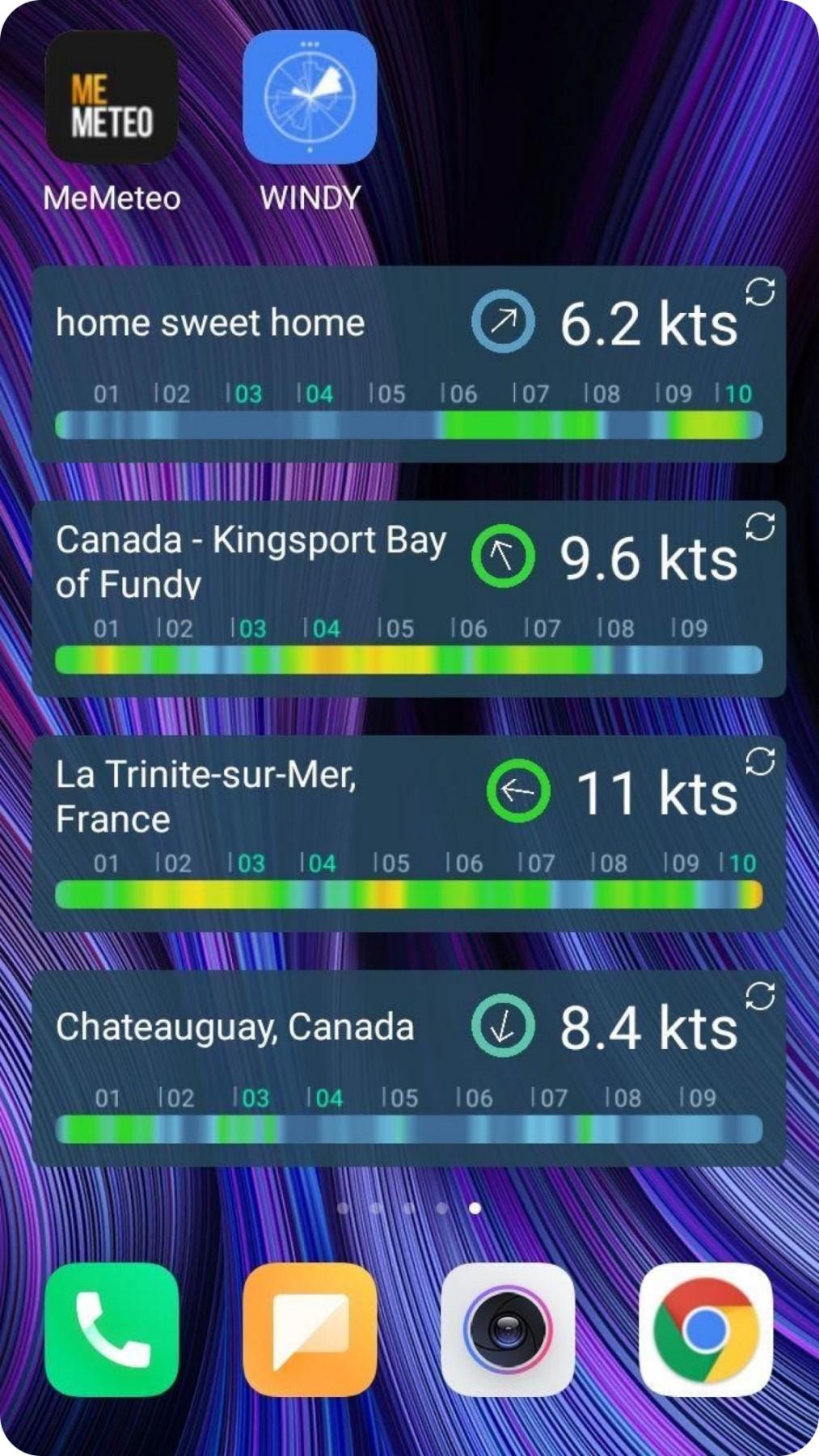 How to install a weather widget on your smartphone or a website Windy.app