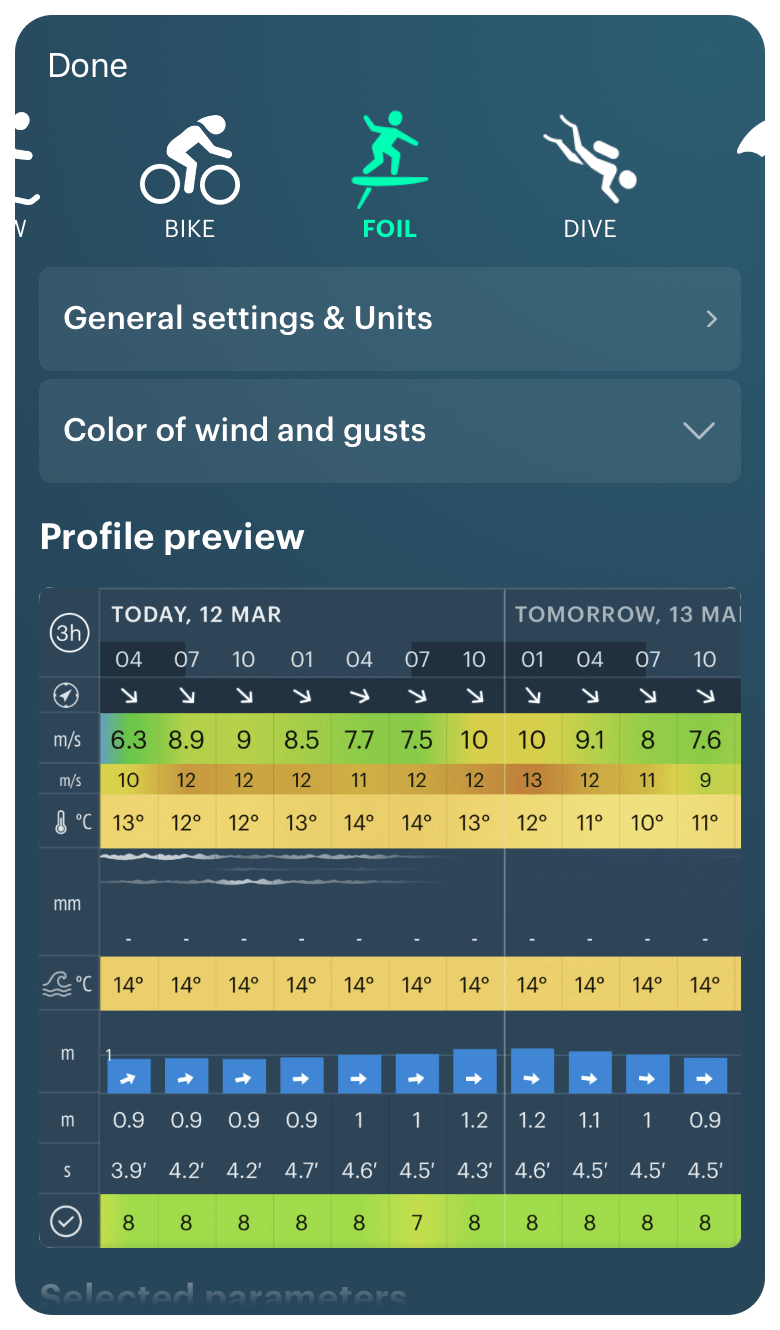 Mini user guide to foiling with Windy.app Windy.app