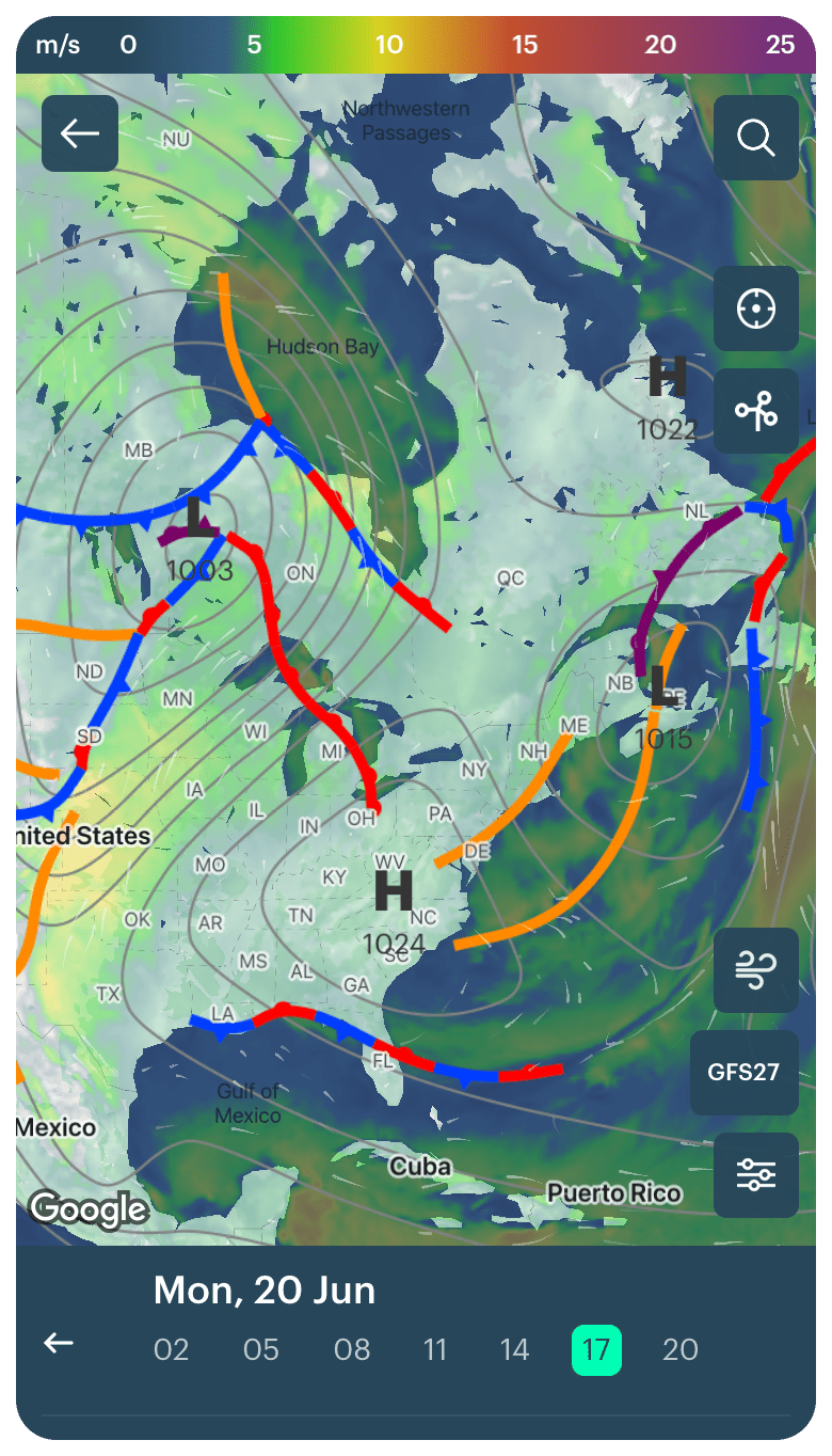 How To Read Wind Map United States Map