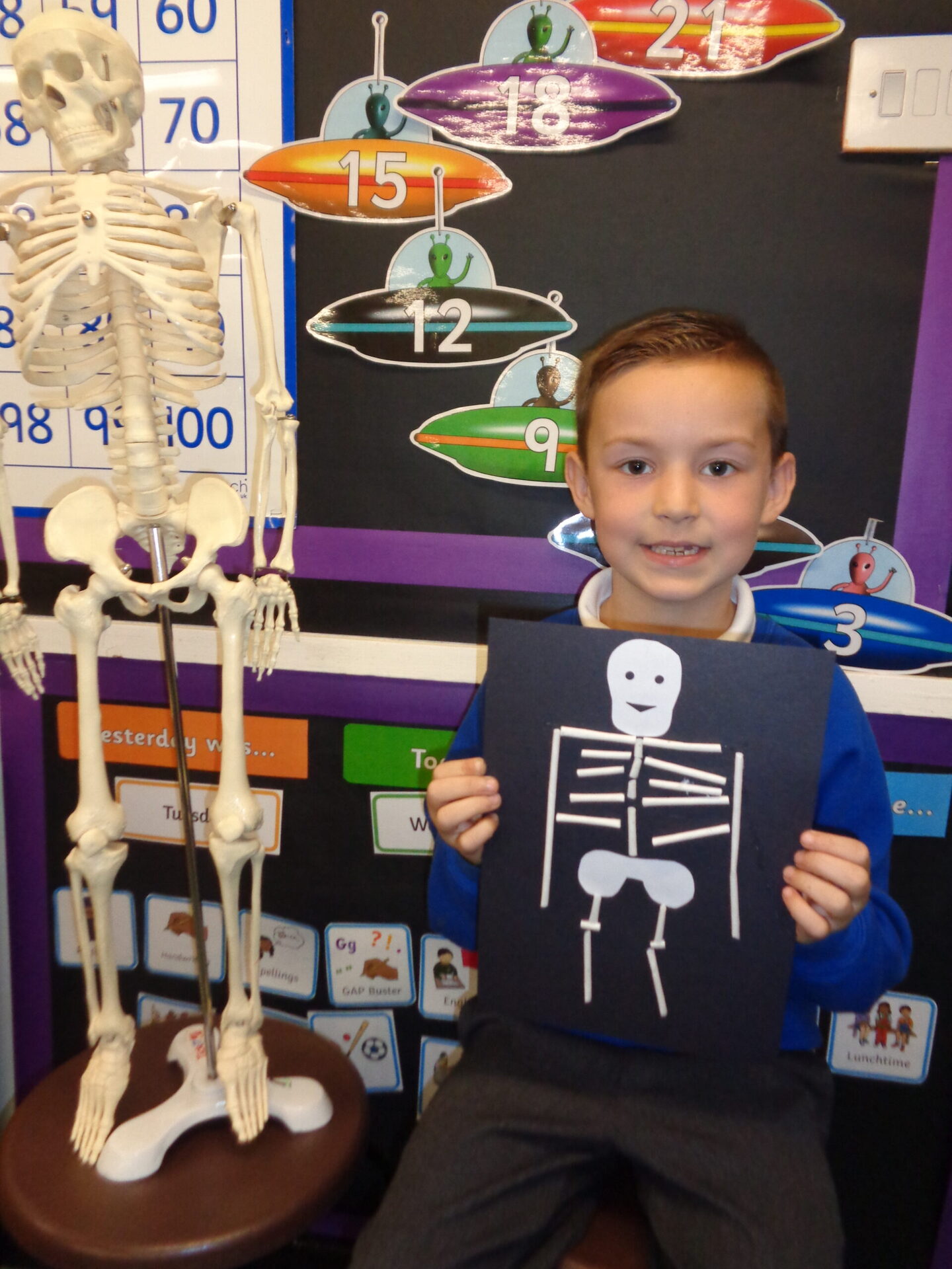 Dem Bones, Dem Bones, Dem Dry Bones… Windy Nook Primary School
