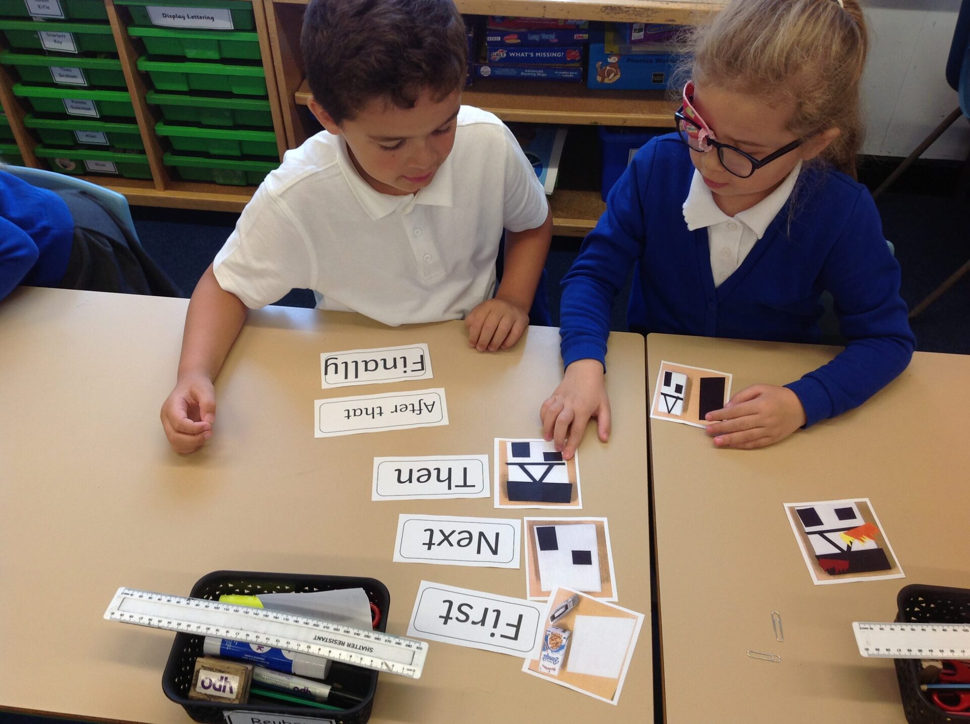Using time connectives to help us sequence Windy Nook Primary School