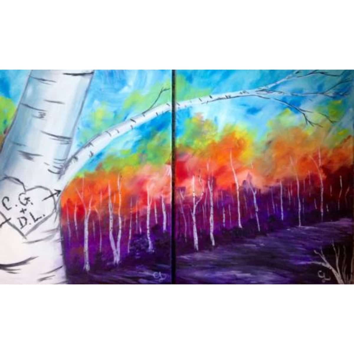 Sweetheart Tree Date Night Paint and Sip Frozen Drink Special