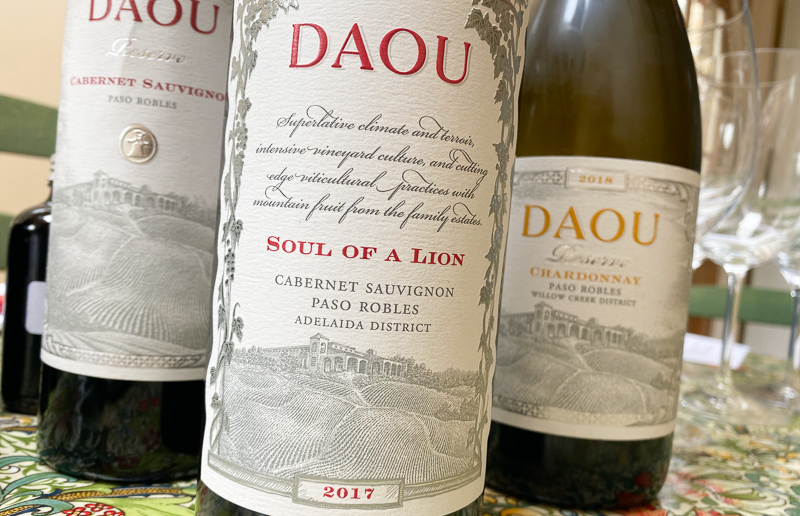 The wines of Daou, Paso Robles tilting at the top with