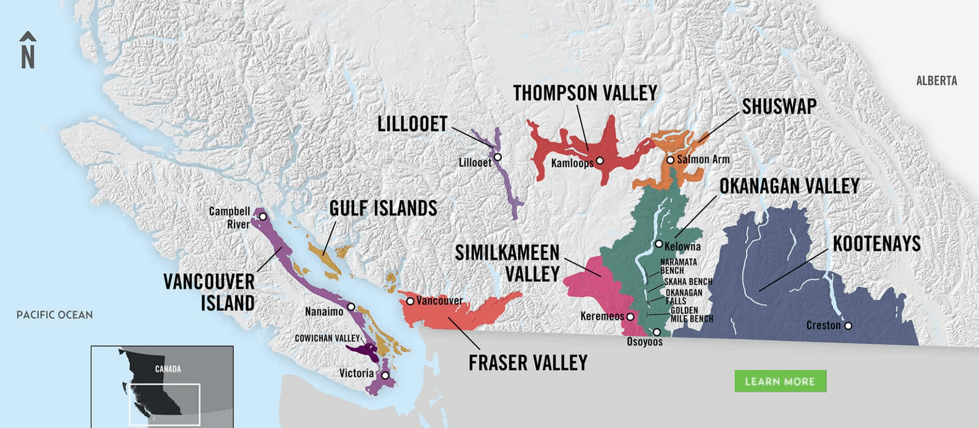 BC Wine Country British Columbia Wineries & AwardWinning Wines